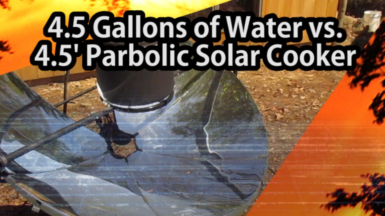 Parabolic Solar Cooker vs. Pressure Cooker?