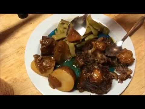 Oxtails cooked in the pressure cooker