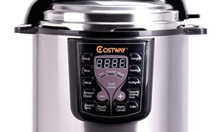Costway Electric Pressure Cooker Stainless Steel Kitchen, 6 quart, 1000W Review