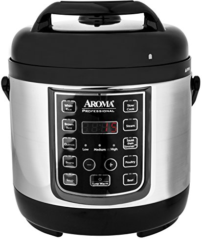Aroma Housewares APC-805SB 8 Cup Cooked, 4 Cup Uncooked Digital Cool ...