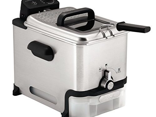 T-fal Deep Fryer with Basket, Stainless Steel, Easy to Clean Deep Fryer, Oil Filtration, 2.6-Pound, Silver, Model FR8000 Review