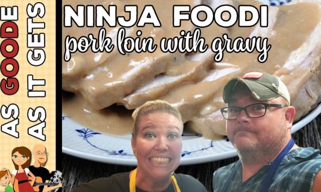 Ninja Foodi Pork Loin with Gravy (Electric Pressure Cooker Recipe)